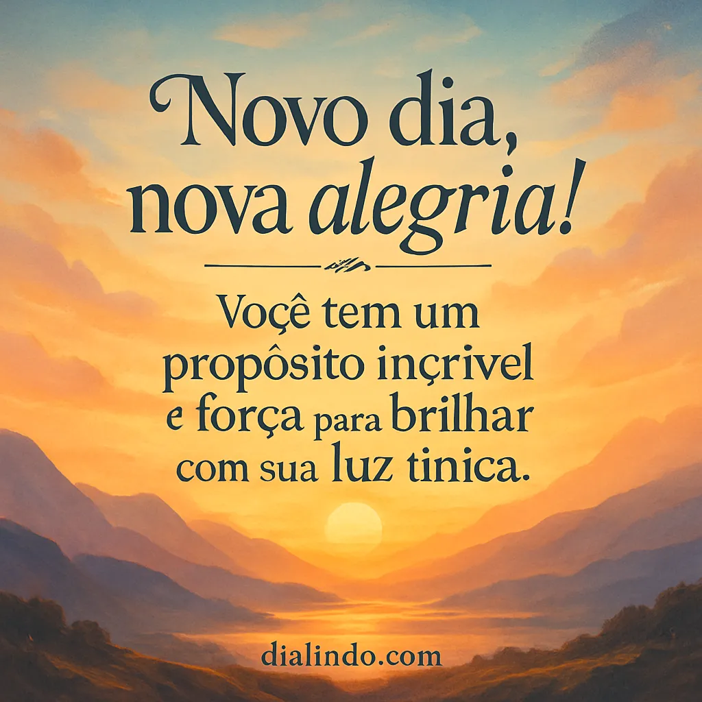 Sua Luz Inunda o Novo Dia