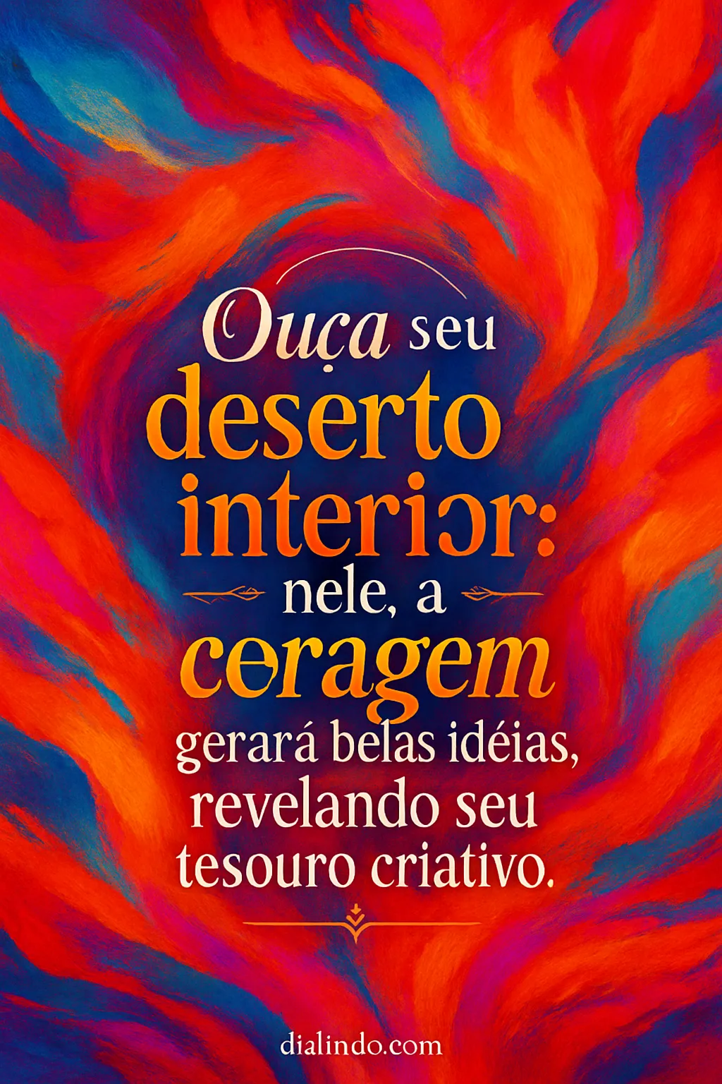 Deserto Criativo: Tesouro Interior