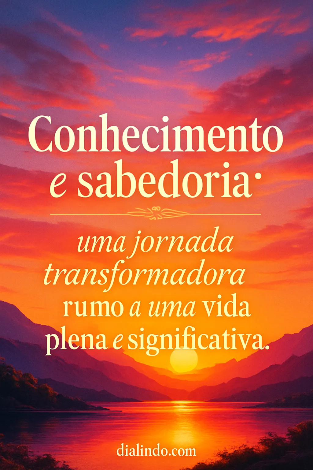 Sabedoria Transforma Vida Plena