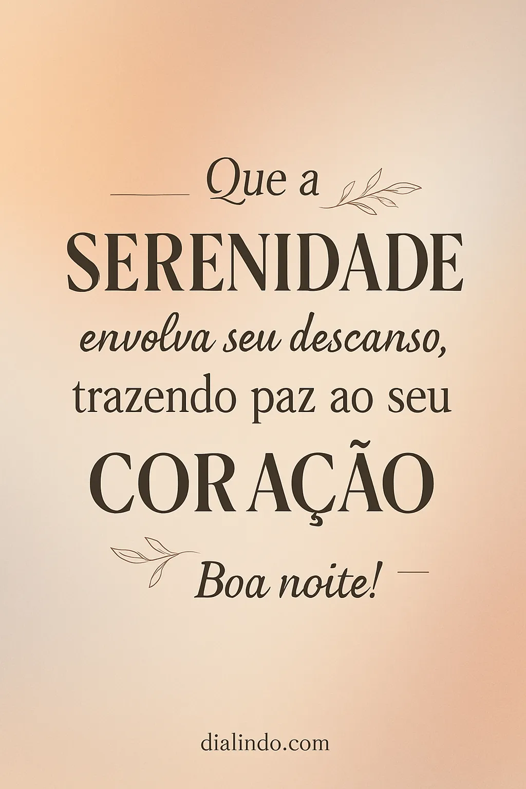 Serenidade para um Descanso Pacífico