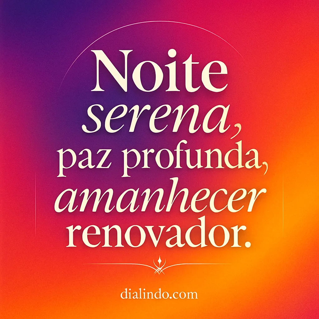 Renascer Noturno Sereno