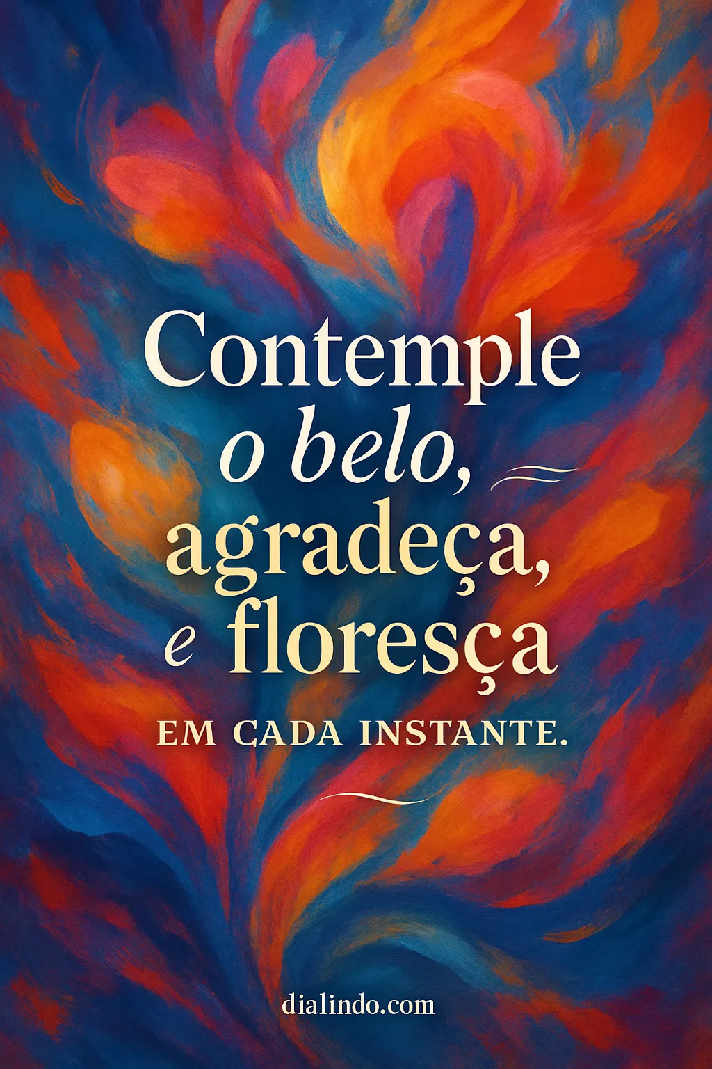 Gratidão: Florir no Belo