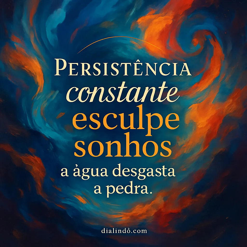 Água Esculpe Sonhos
