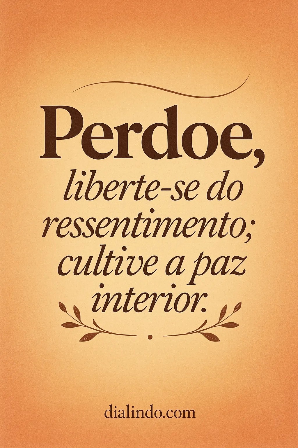 Paz através do Perdão