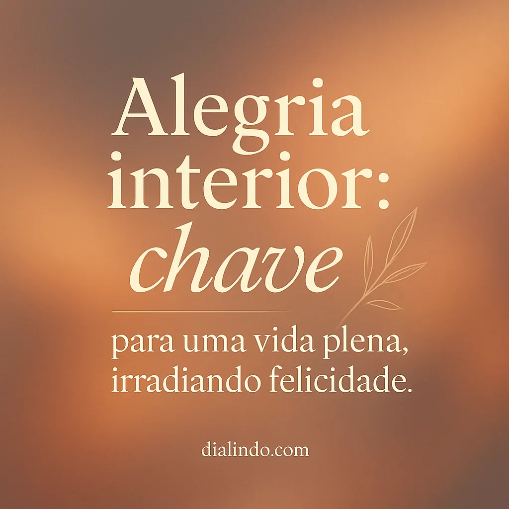 Felicidade Radiante: A Chave Interna