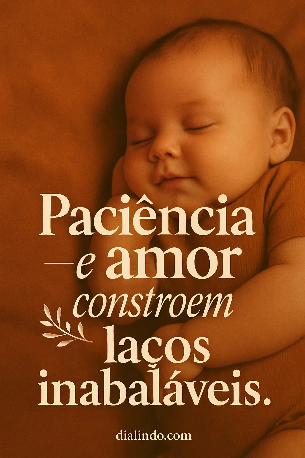 Amor paciente, laços fortes