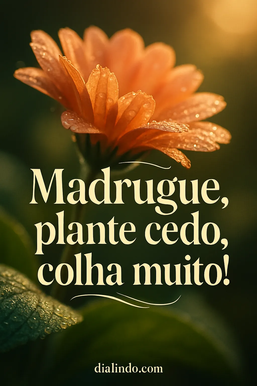 Colheita Abundante: Plantio Matinal