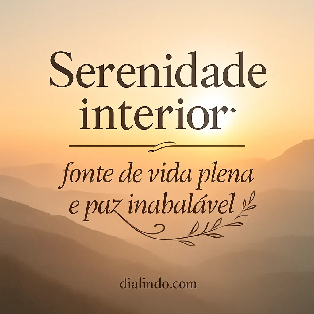 Paz Inabalável: Serenidade Viva