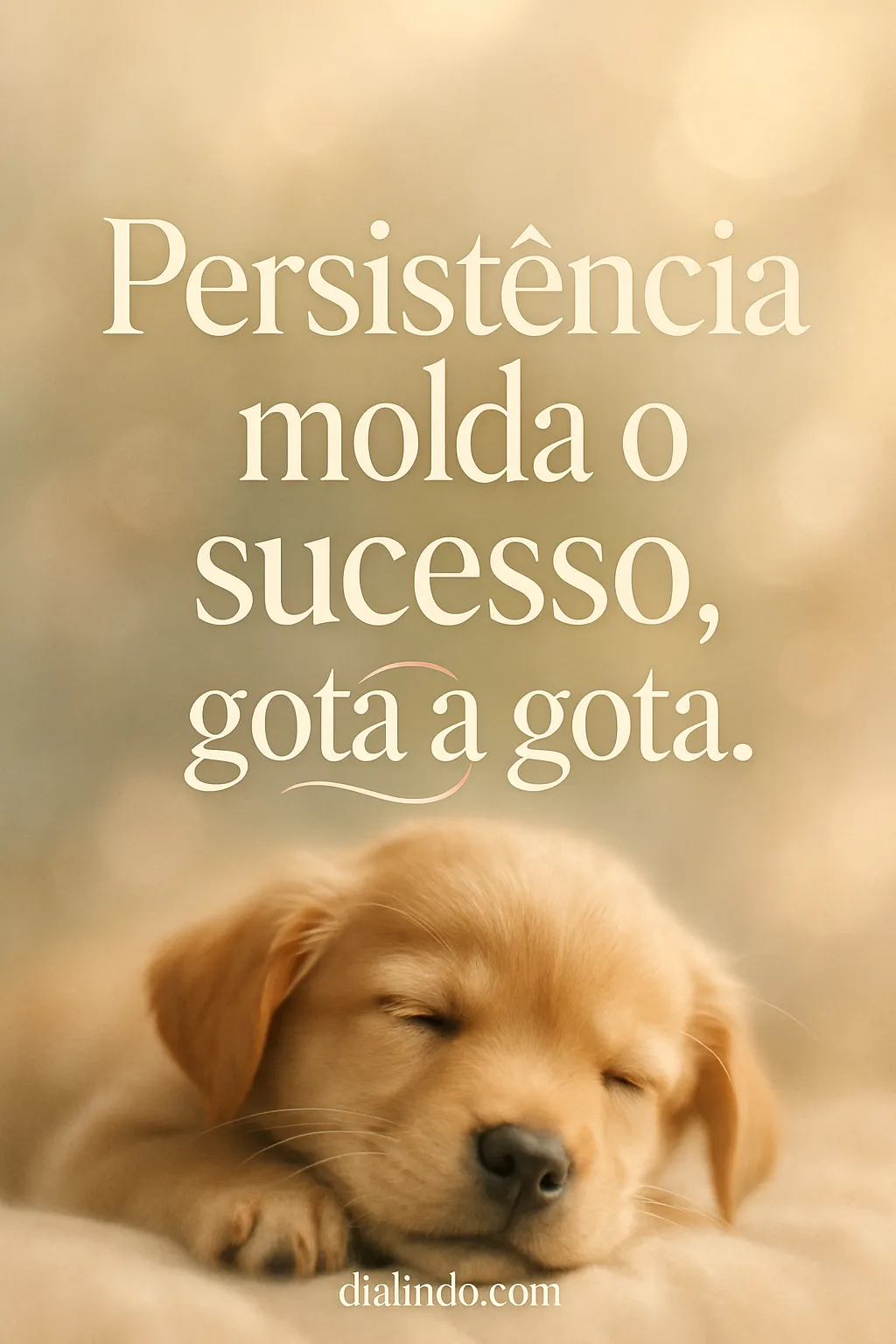 Sucesso: Gotas de Persistência