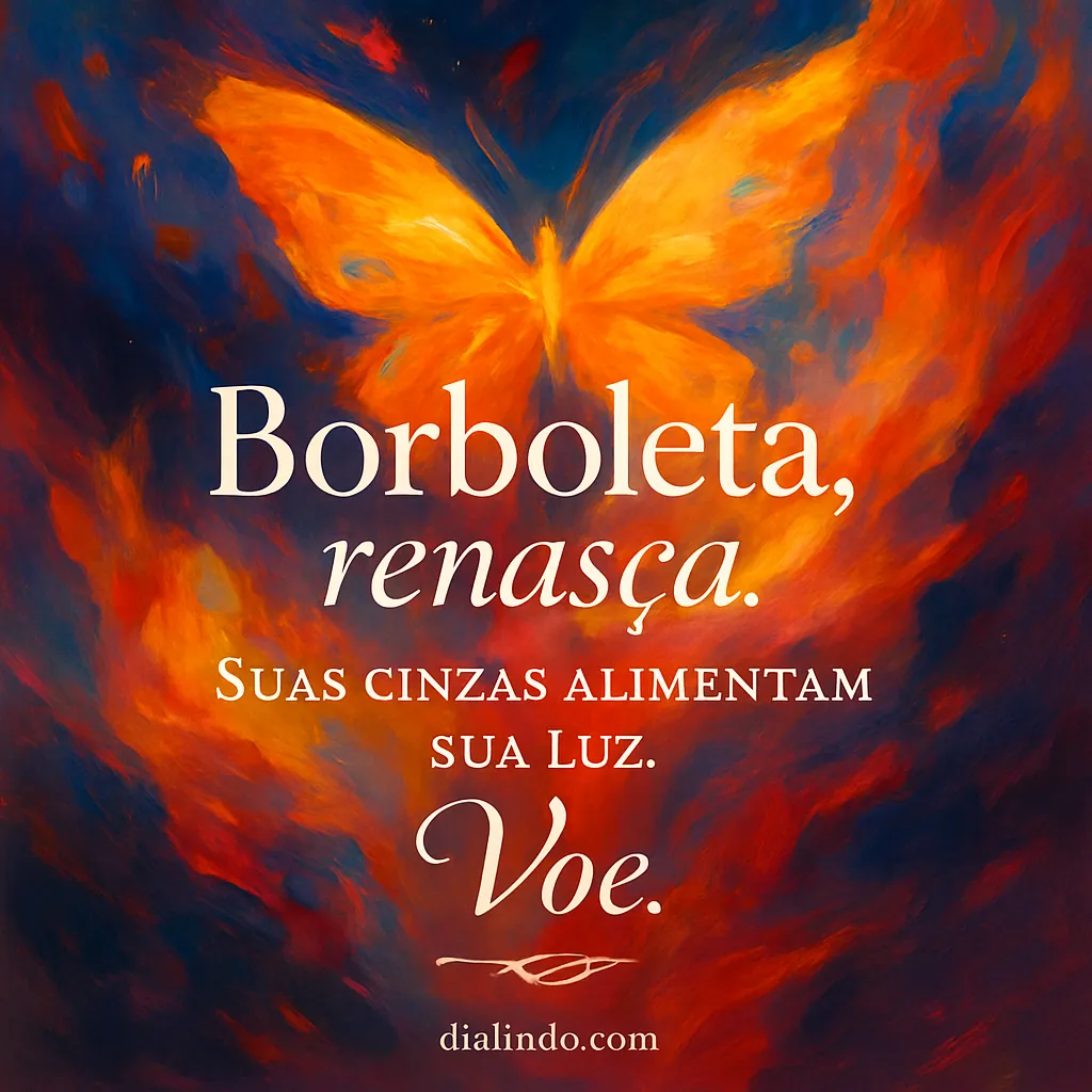 Cinzas Luminosas, Borboleta