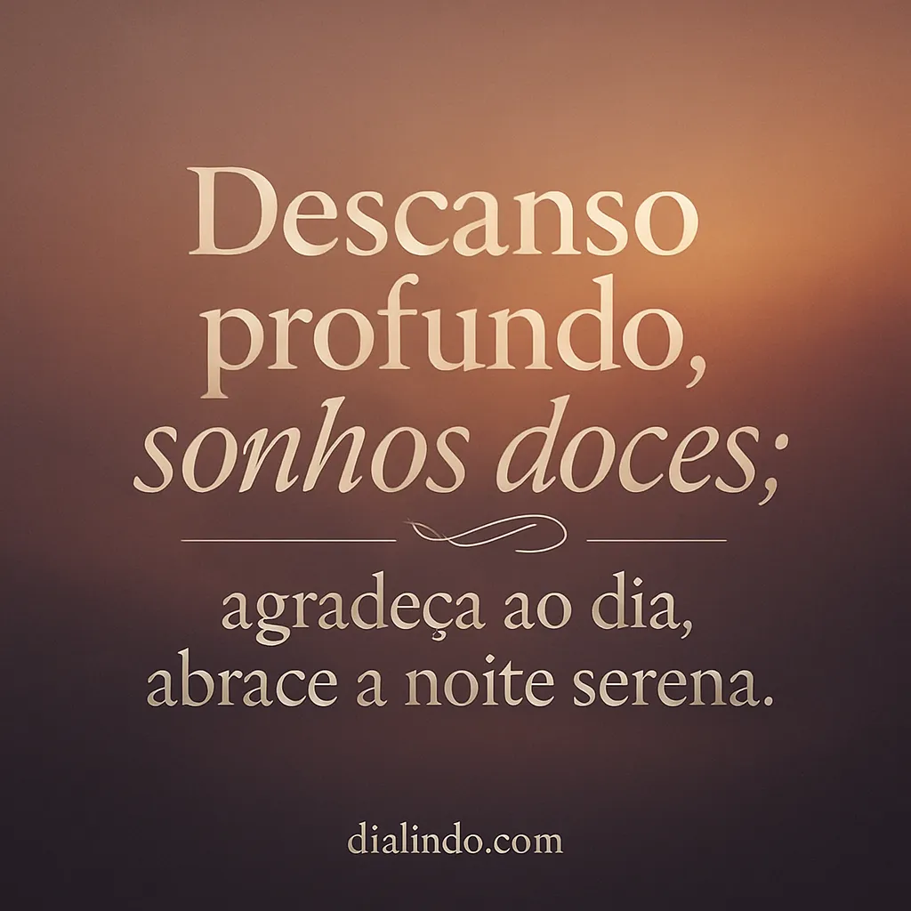 Gratidão Noturna Serena