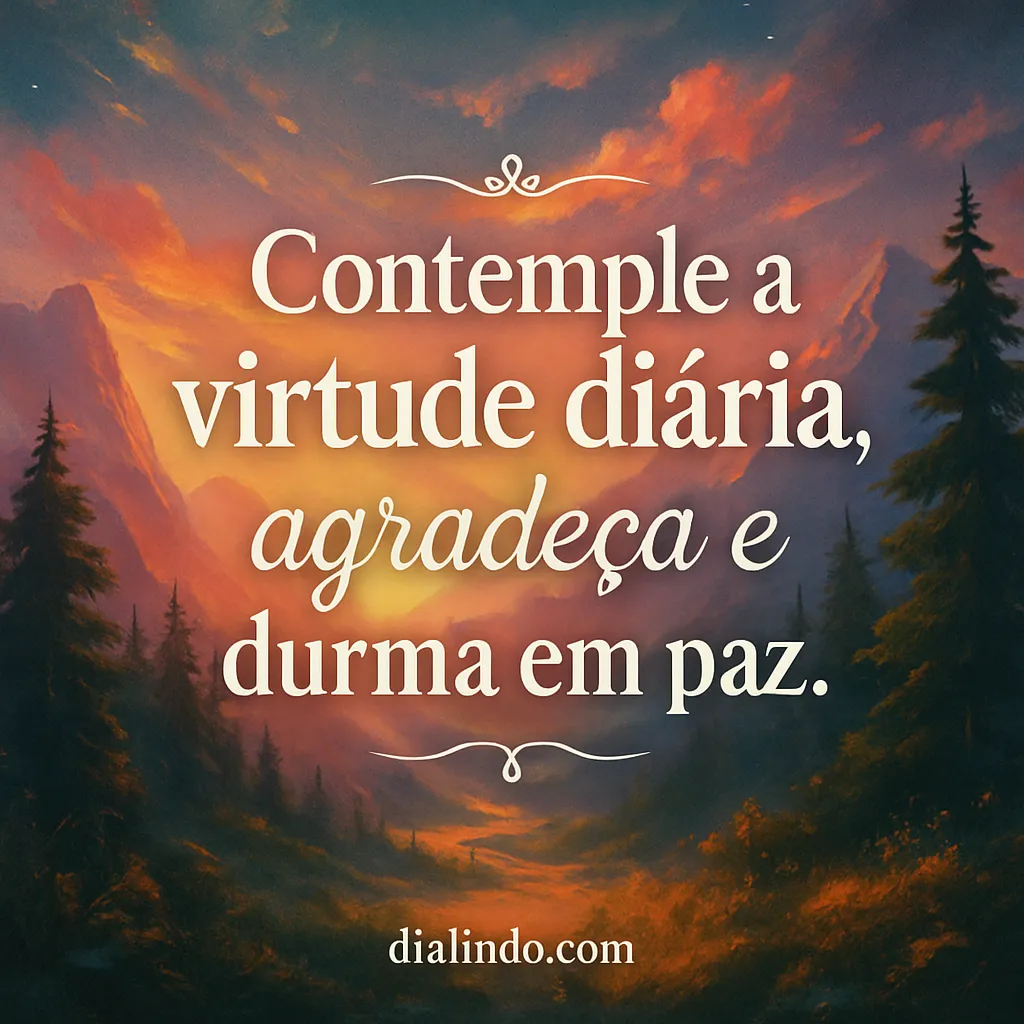 Gratidão Noturna, Paz Profunda