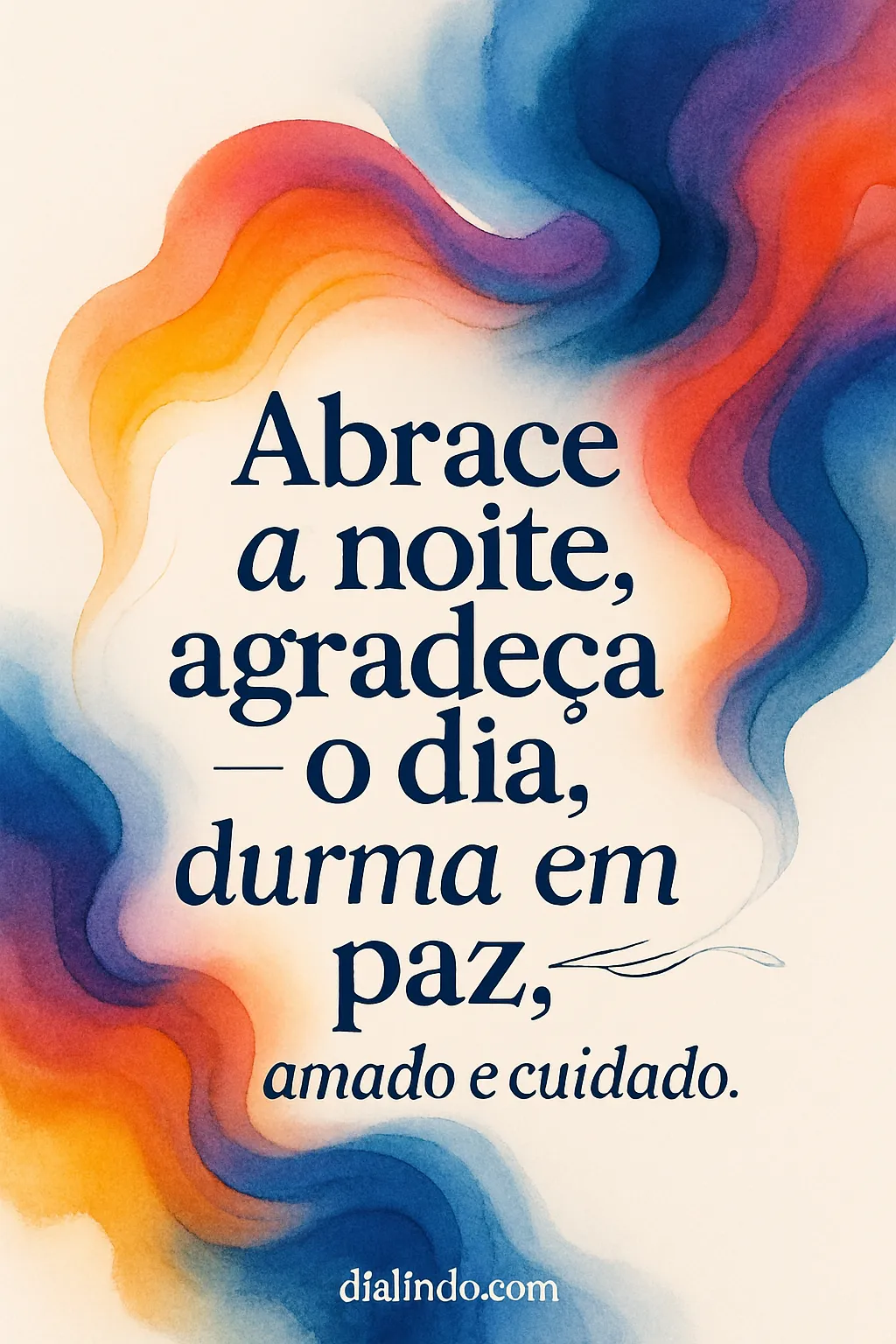 Gratidão Noturna, Paz Serena