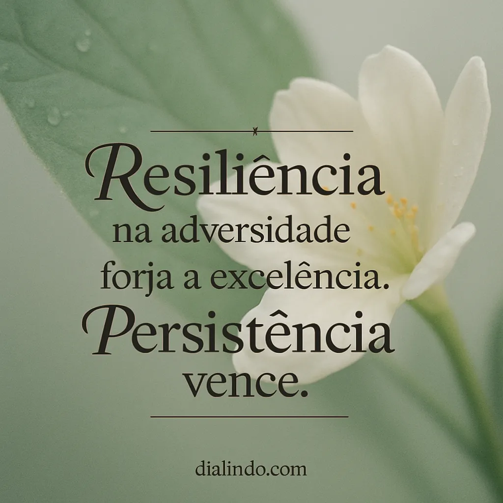 Excelência Forjada na Persistência