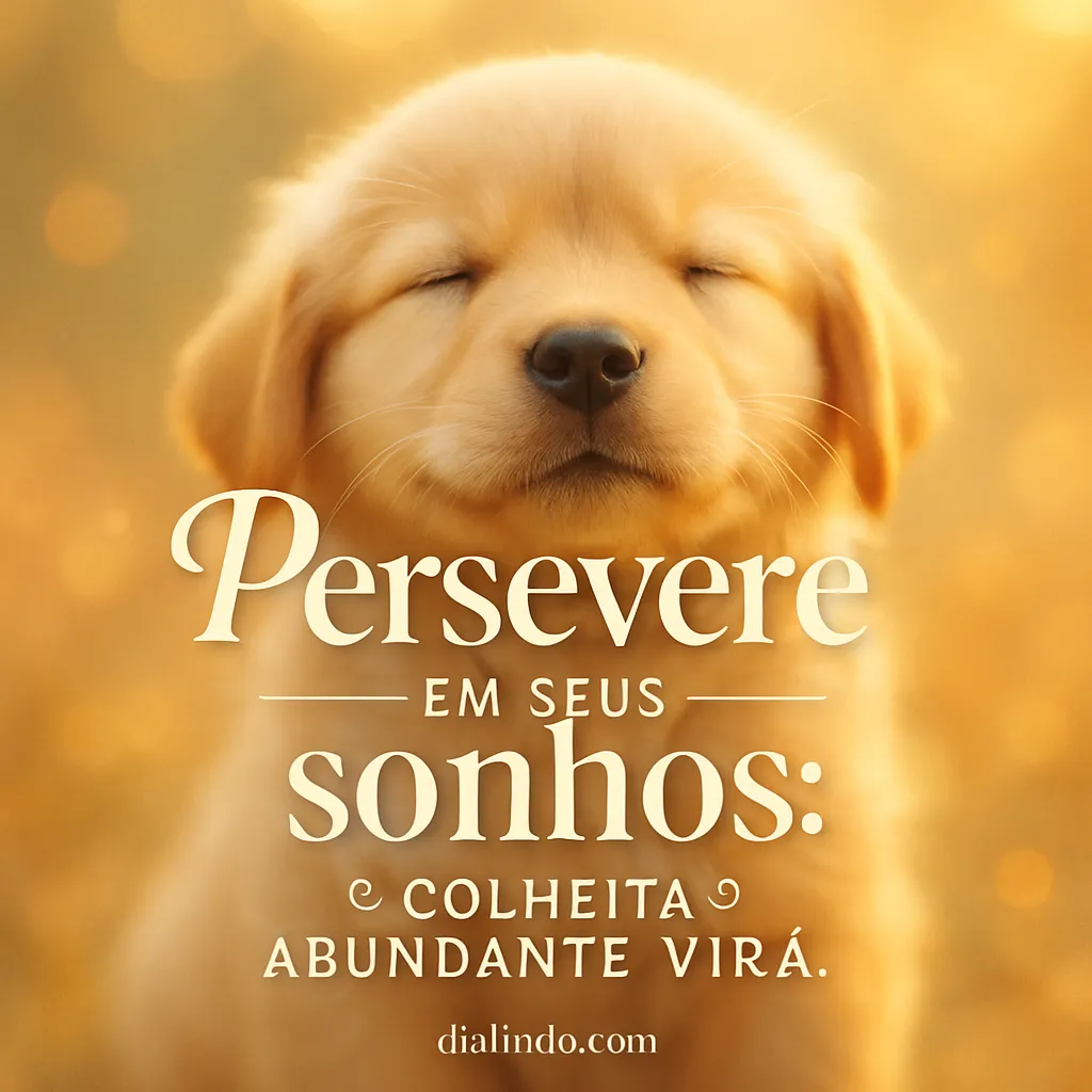 Colheita Abundante: Persevere