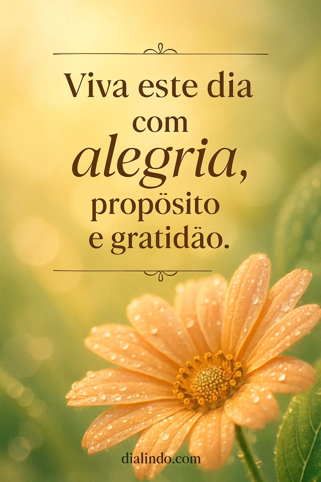 Gratidão Diária: Alegria e Propósito