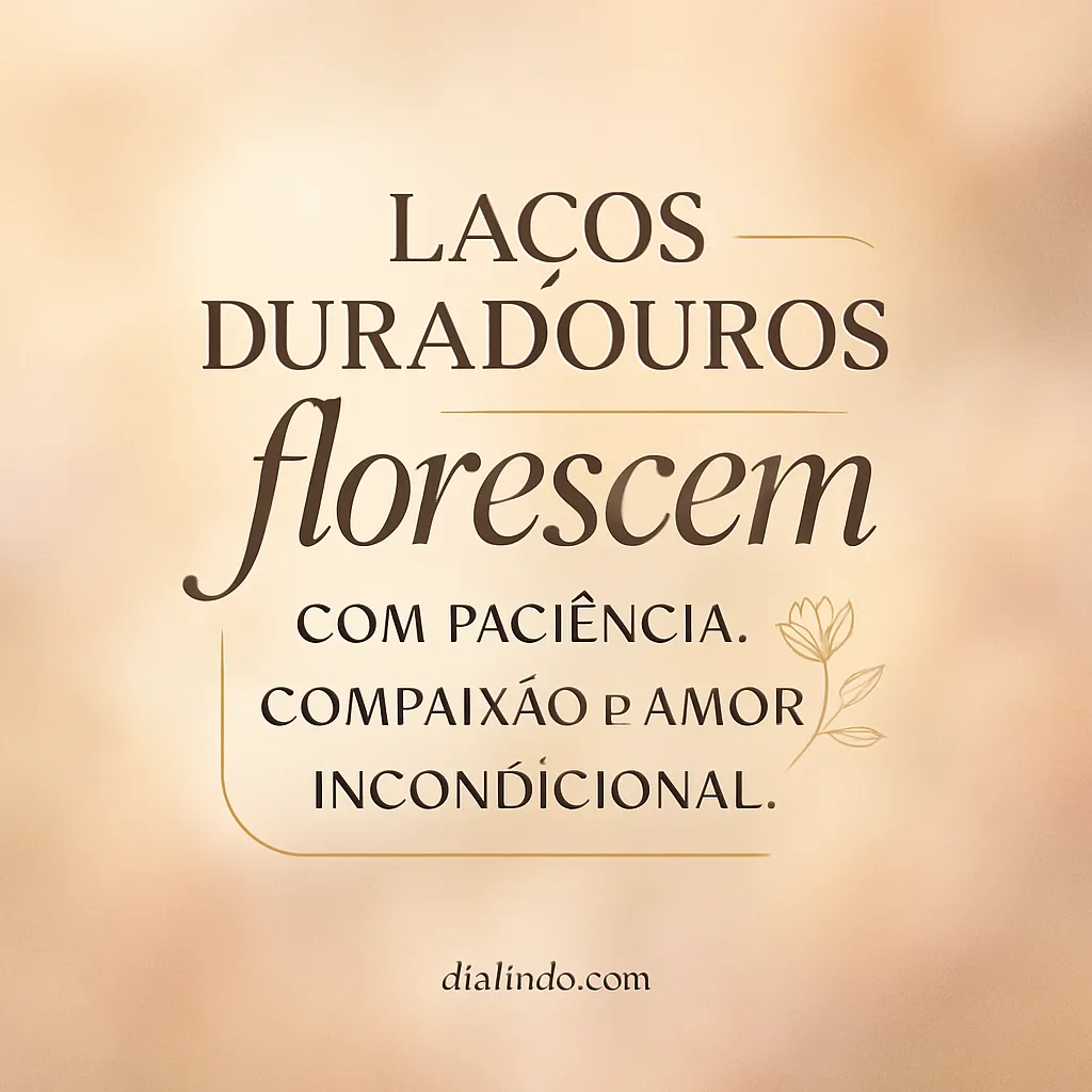 Amor Incondicional: Florescer Juntos