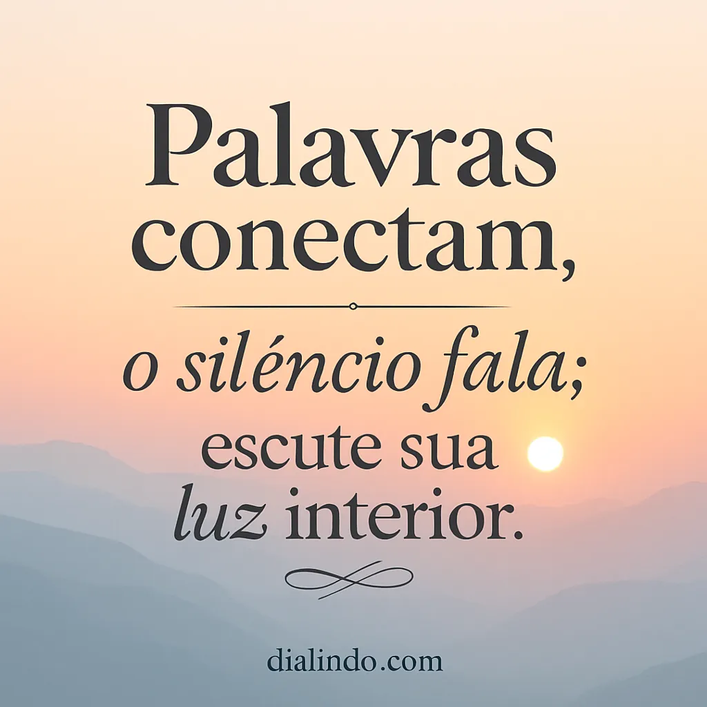 Silêncio Luminoso: Ouvir a Si