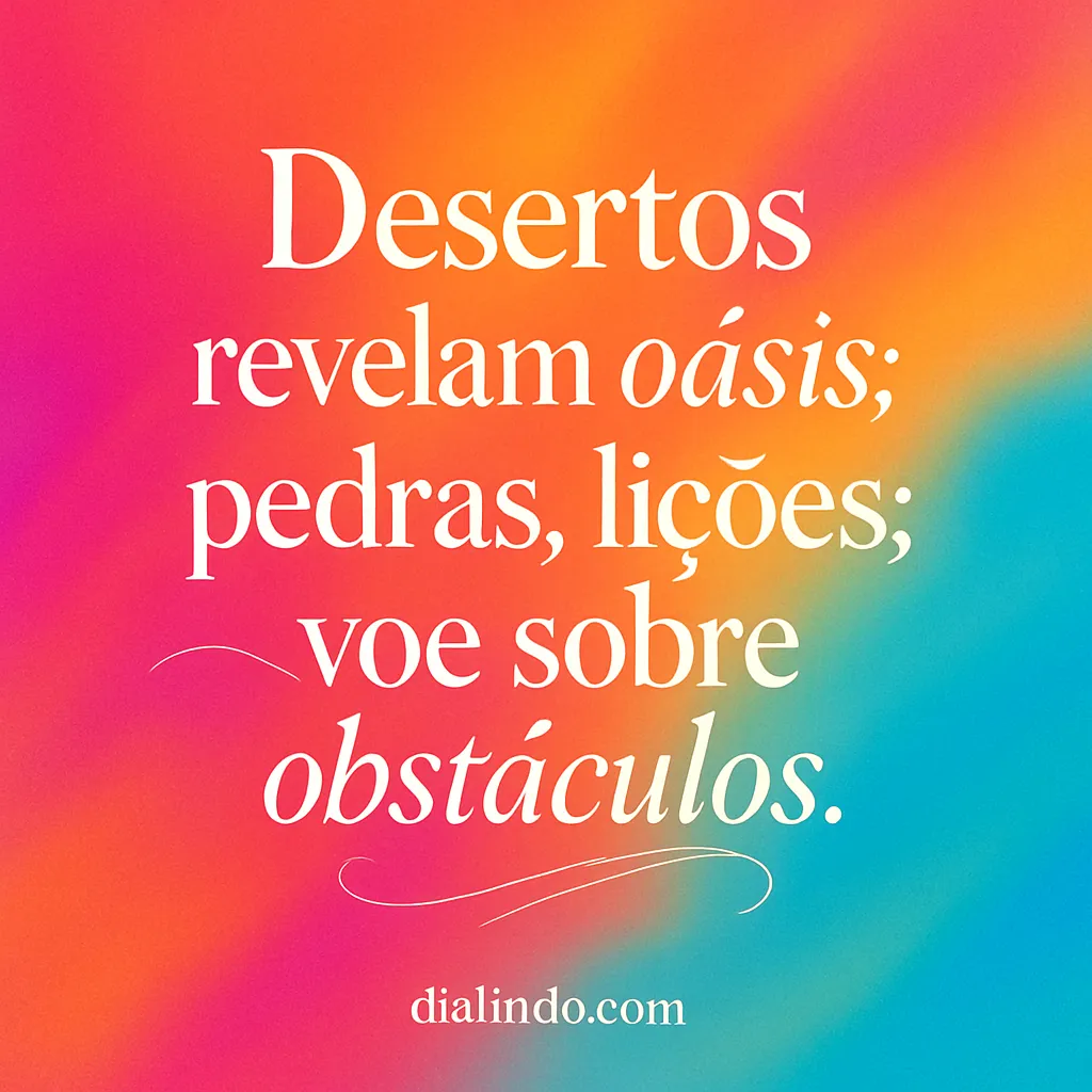 Desertos, Pedras, Asas