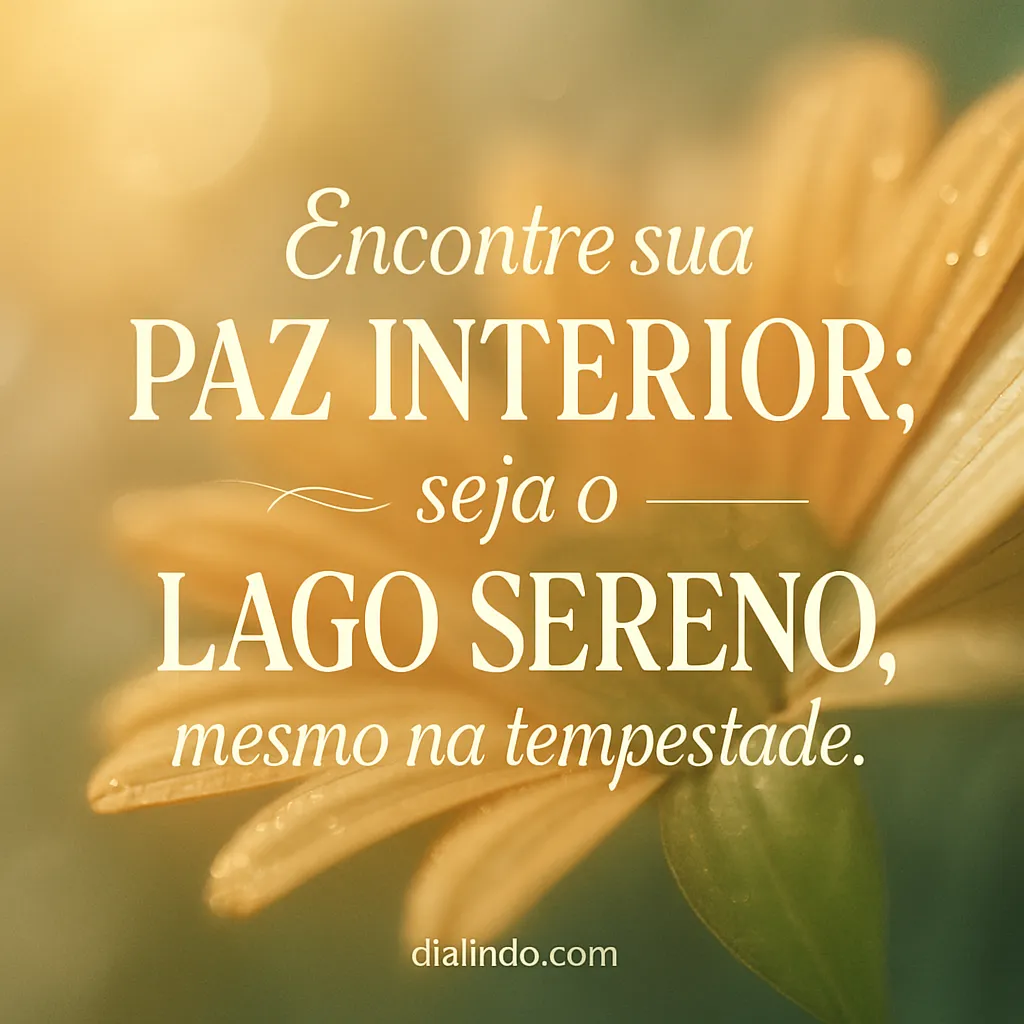 Serenidade na Tempestade