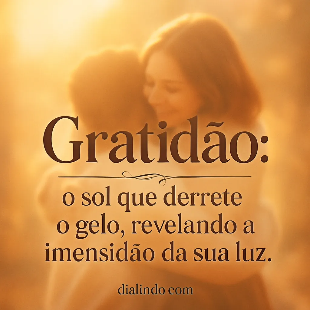 Gratidão: Luz Que Derrete