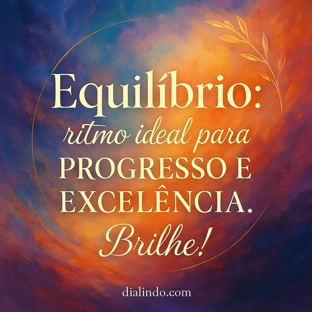 Brilho Equilibrado: Ritmo de Excelência