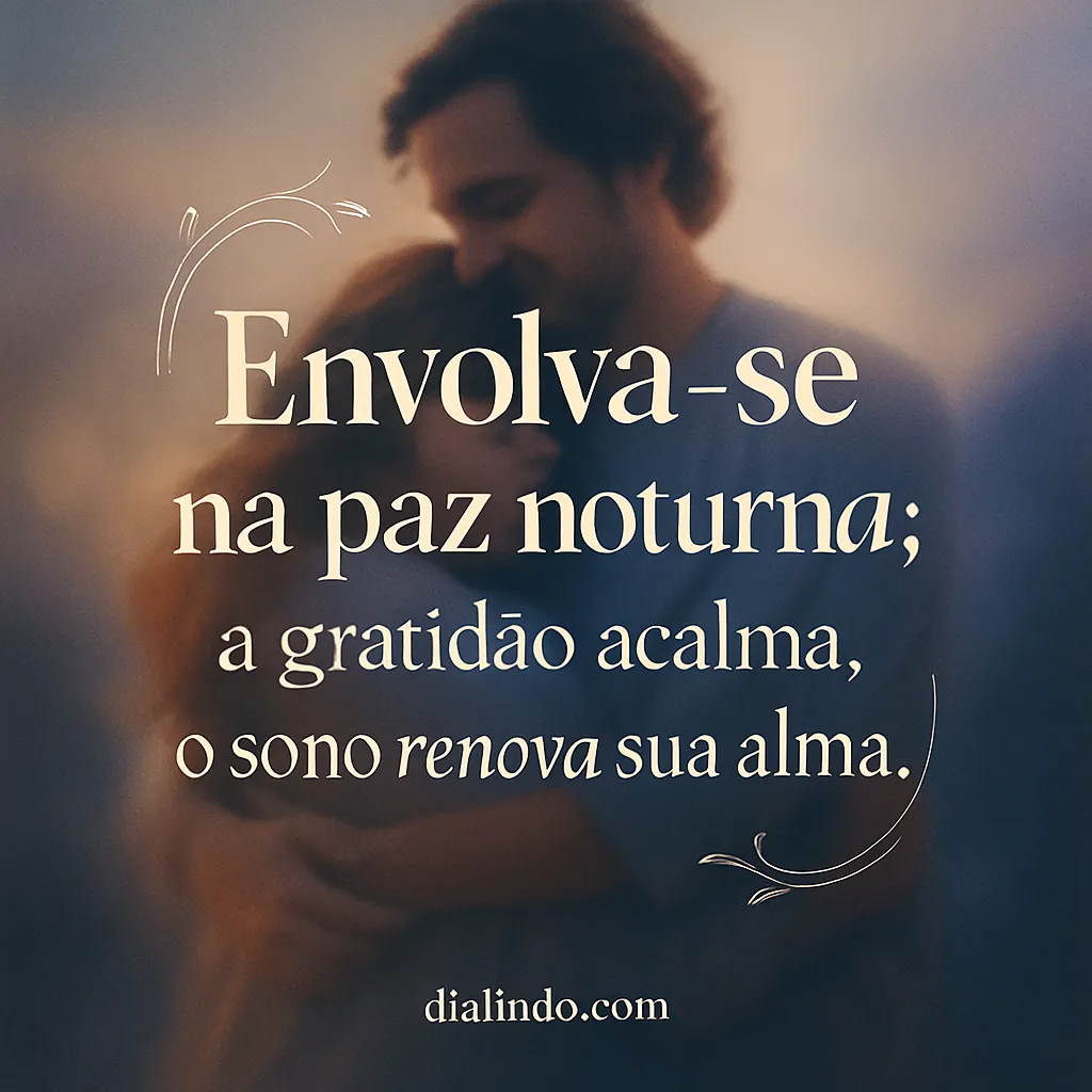 Gratidão Noturna: Renovação da Alma