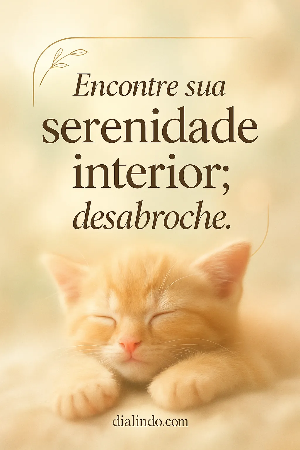 Desabroche sua Serenidade