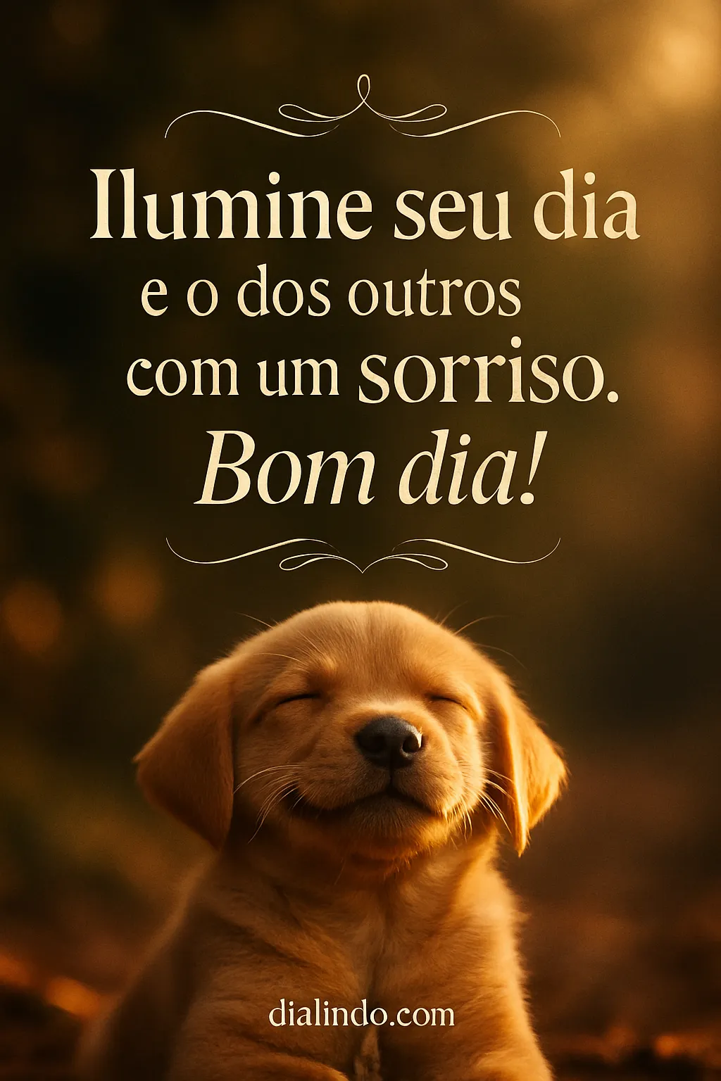 Sorrisos Contagiosos: Bom Dia