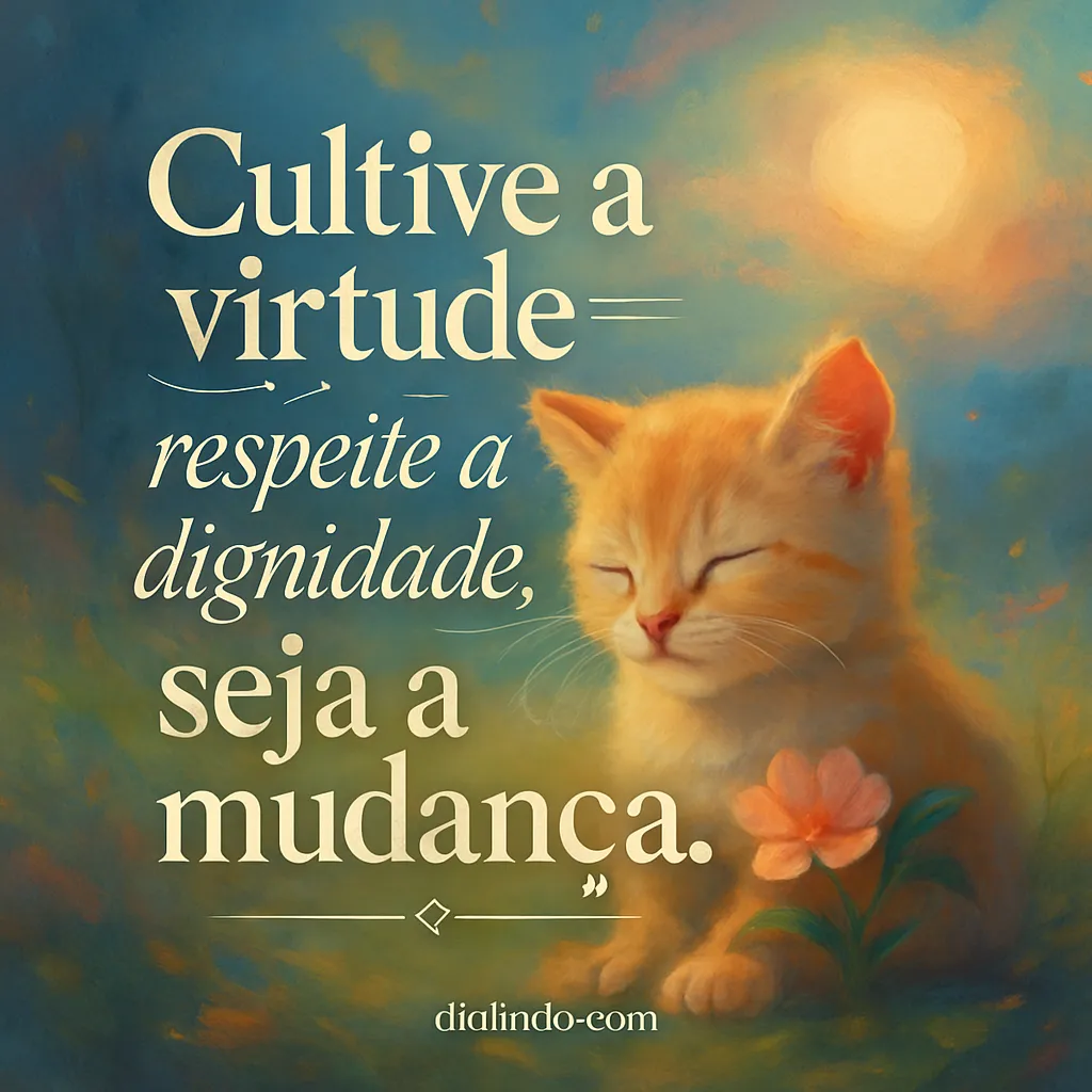 Virtude, Dignidade, Transformação