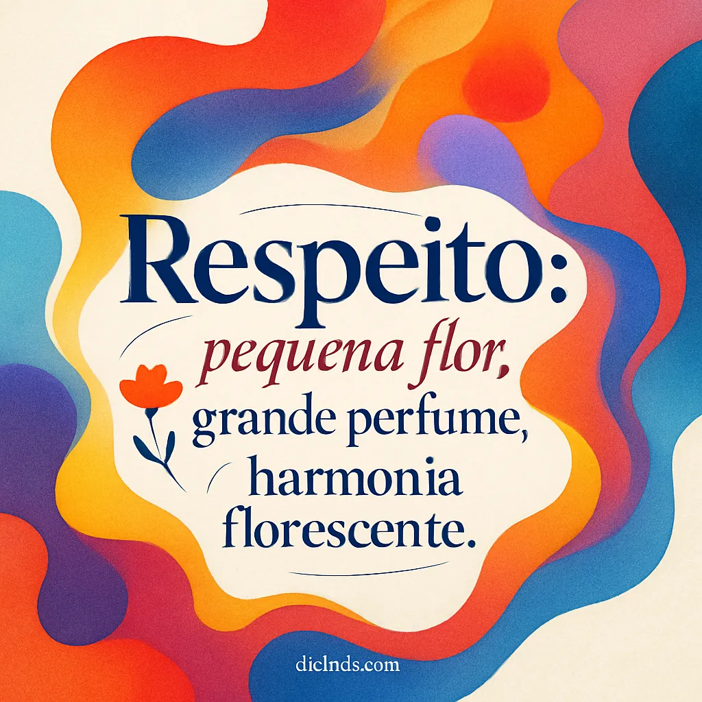 Respeito: Perfume de Harmonia