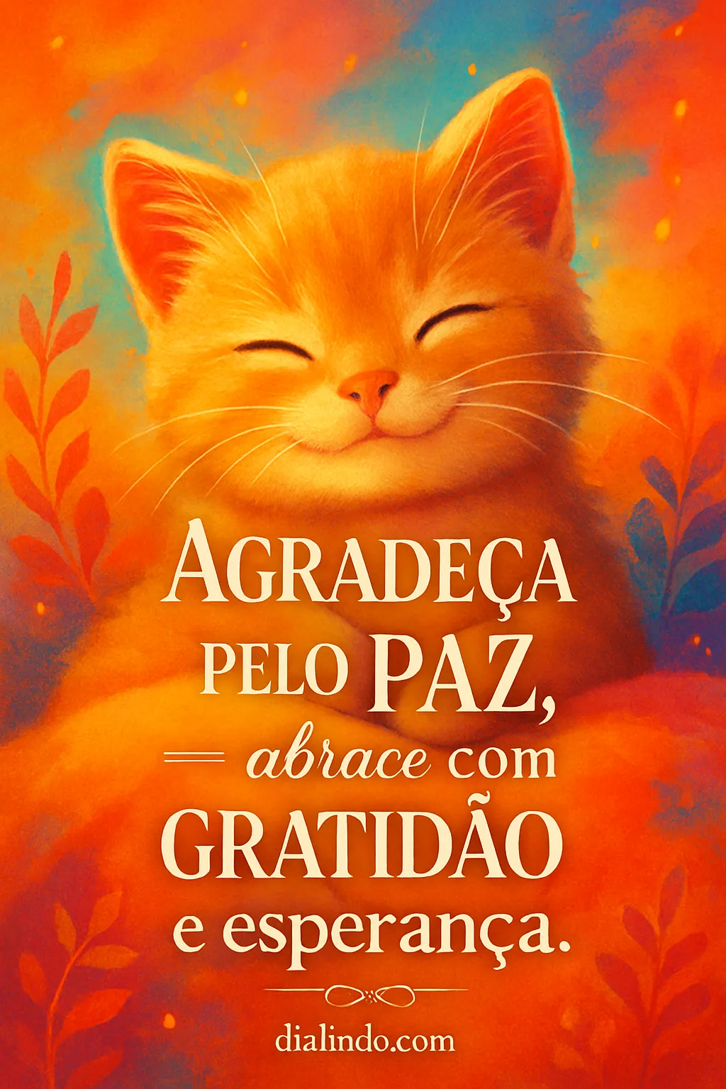 Gratidão, Paz, e Esperança