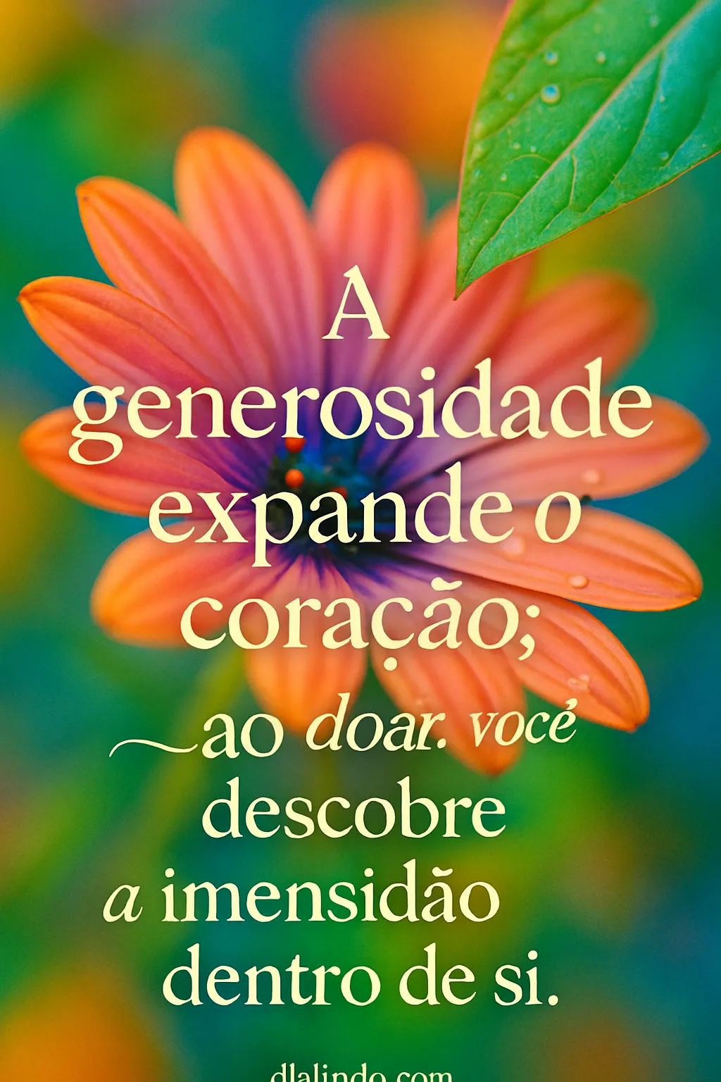 Coração Generoso, Alma Infinita