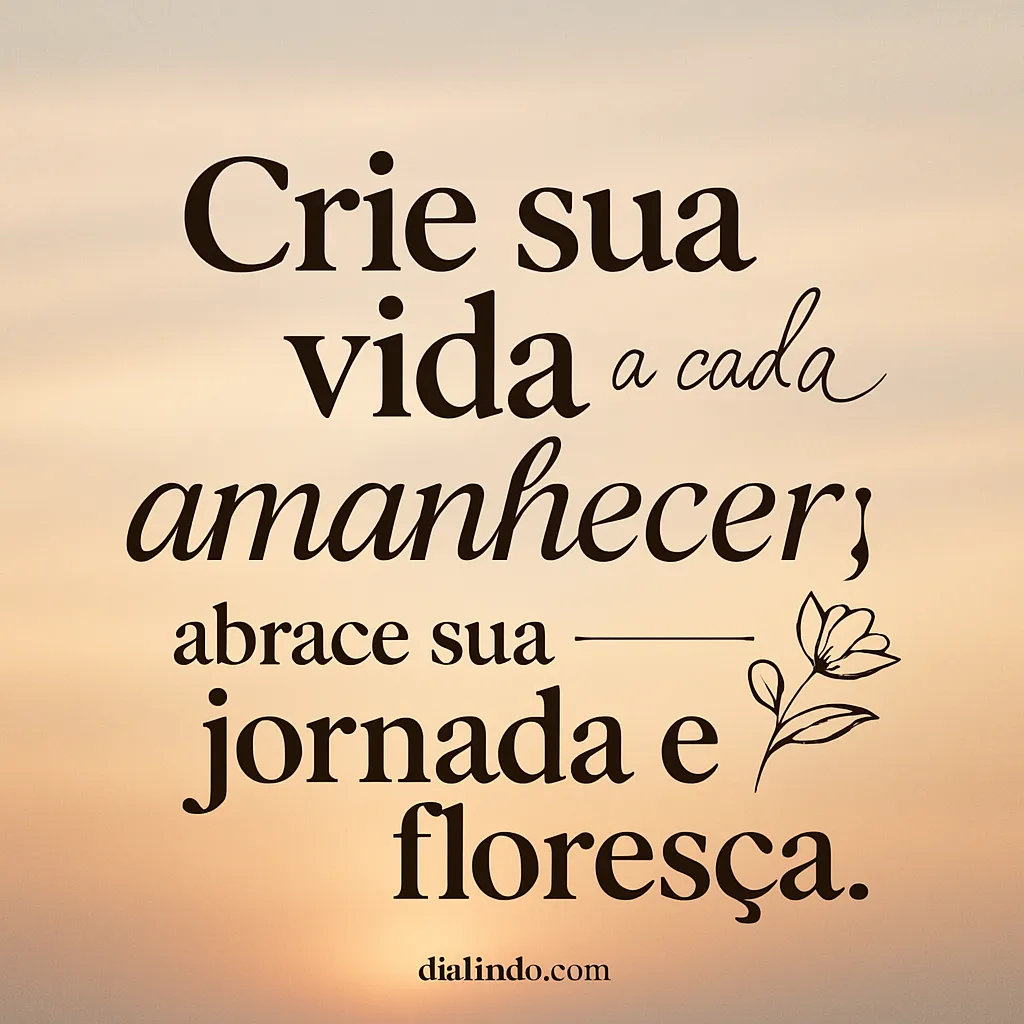 Amanhecer: Floresça a sua Jornada