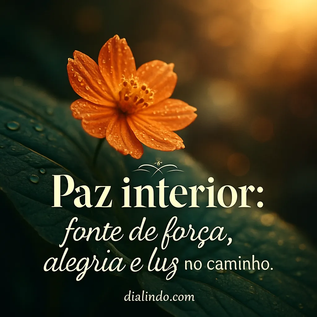 Luz Interior Ilumina o Caminho