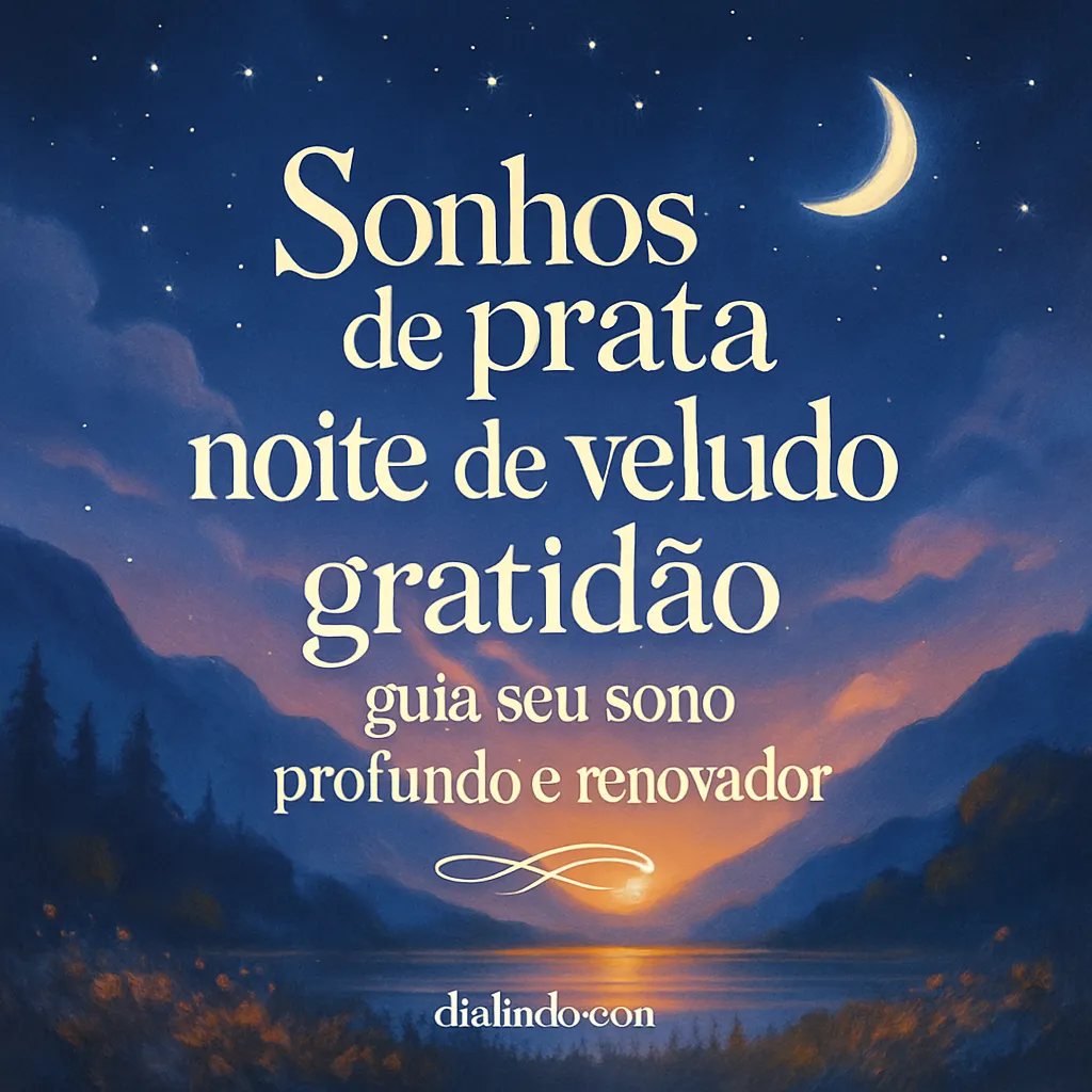 Gratidão: Veludo Noturno