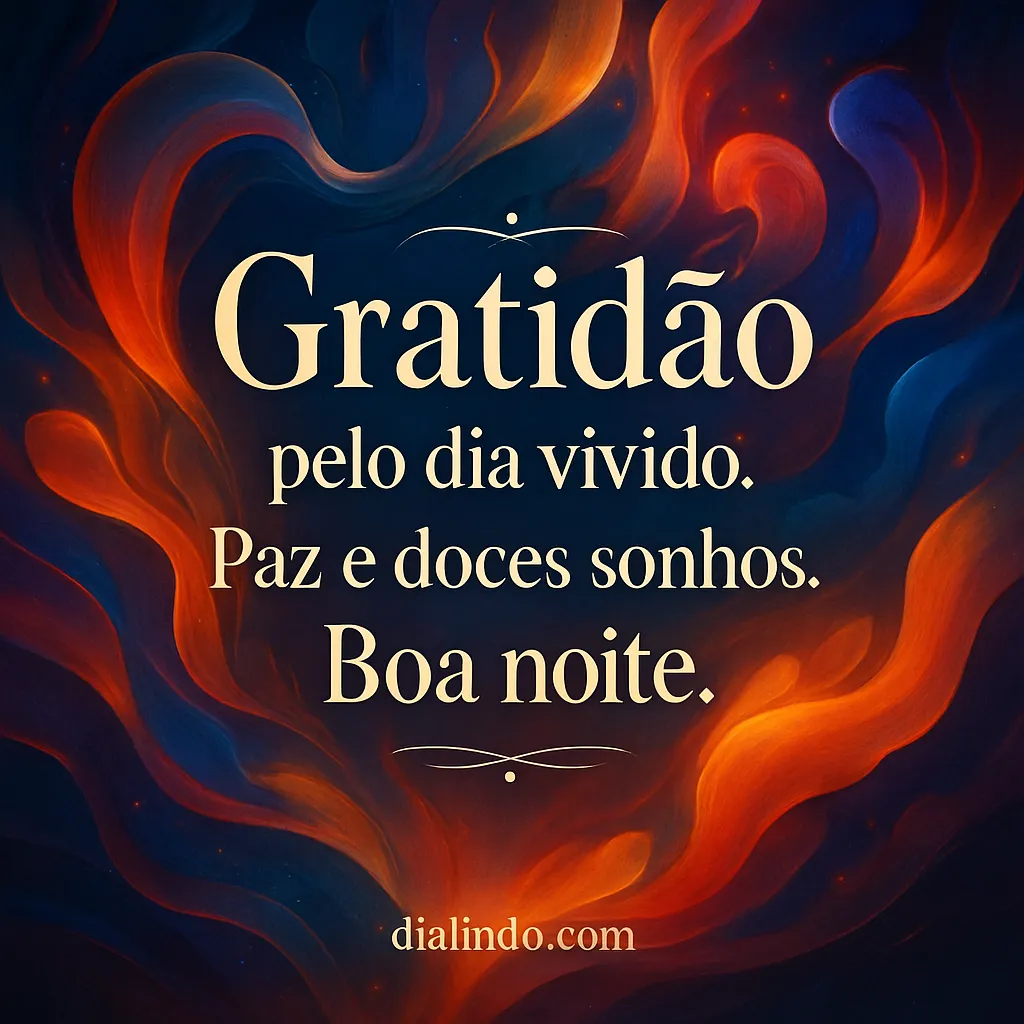 Gratidão Noturna Serenidade