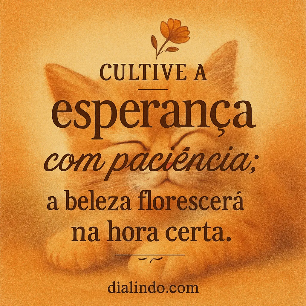 Florescer na Hora Certa