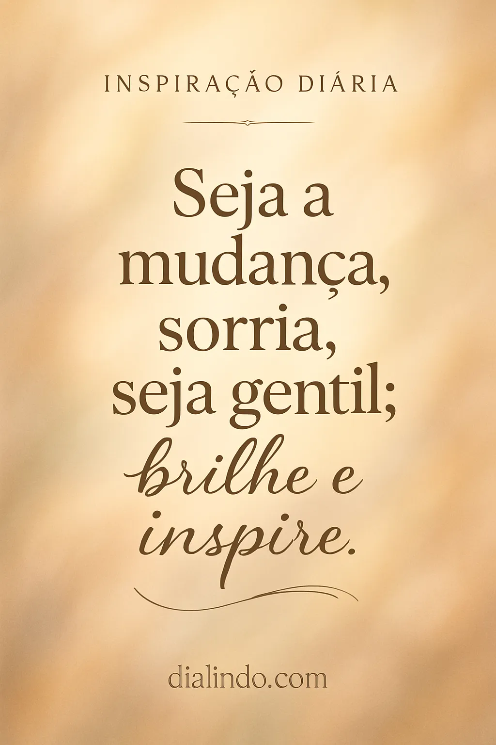 Brilho Gentil Inspirador