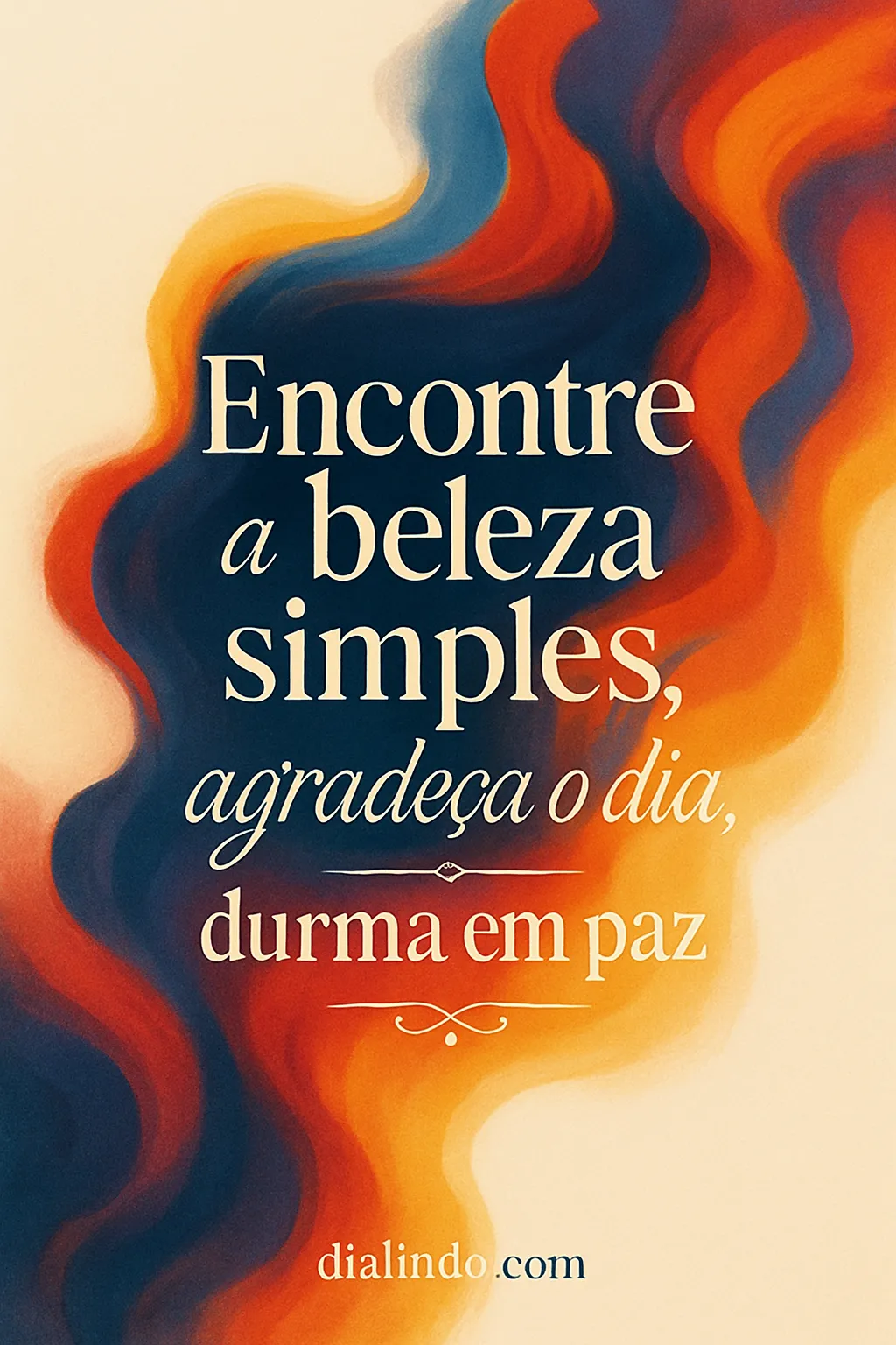 Gratidão Silenciosa, Paz Profunda