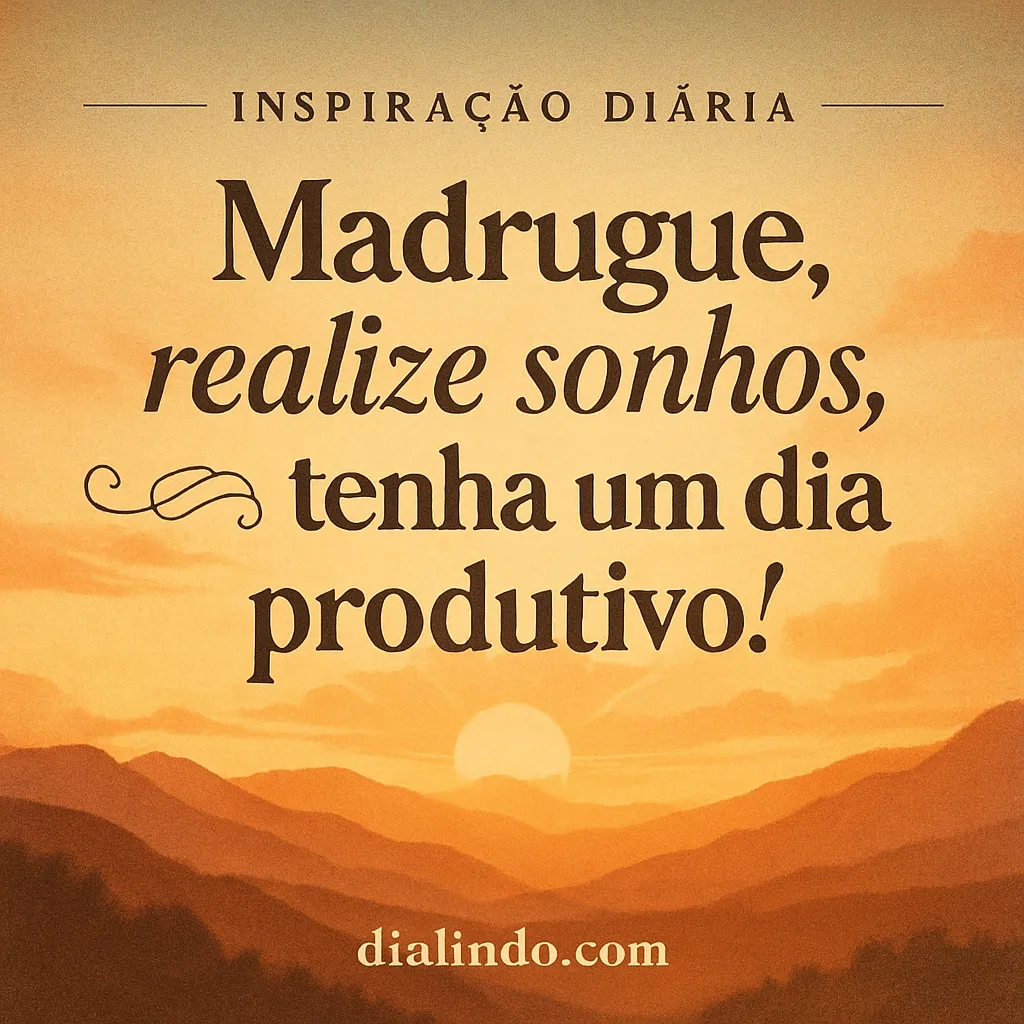 Amanhecer Produtivo: Realize Sonhos