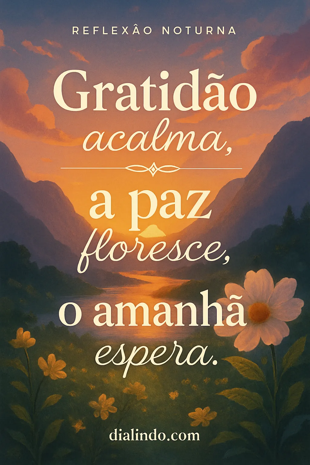 Amanhecer Sereno Grato