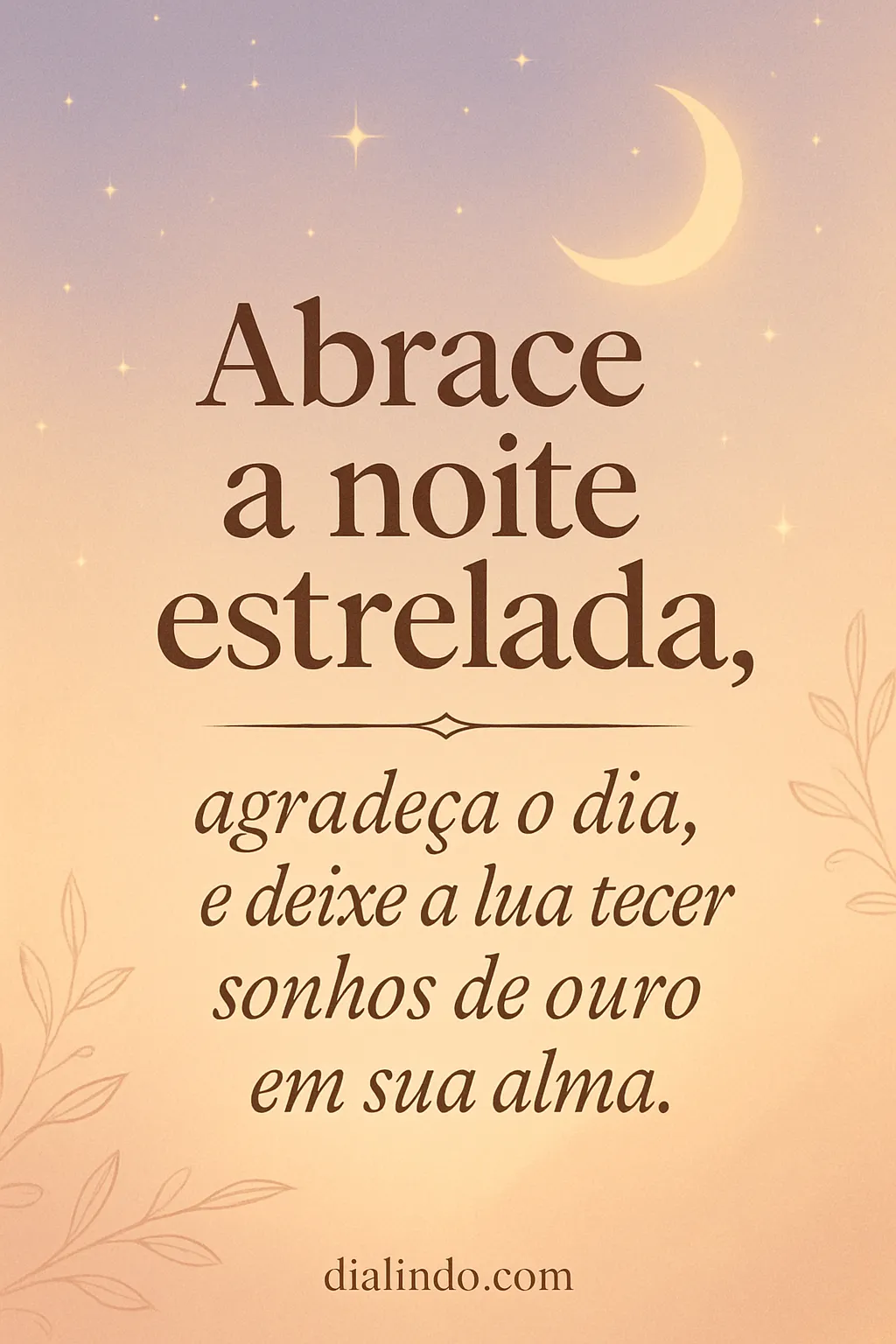 Lua Dourada, Alma Serena