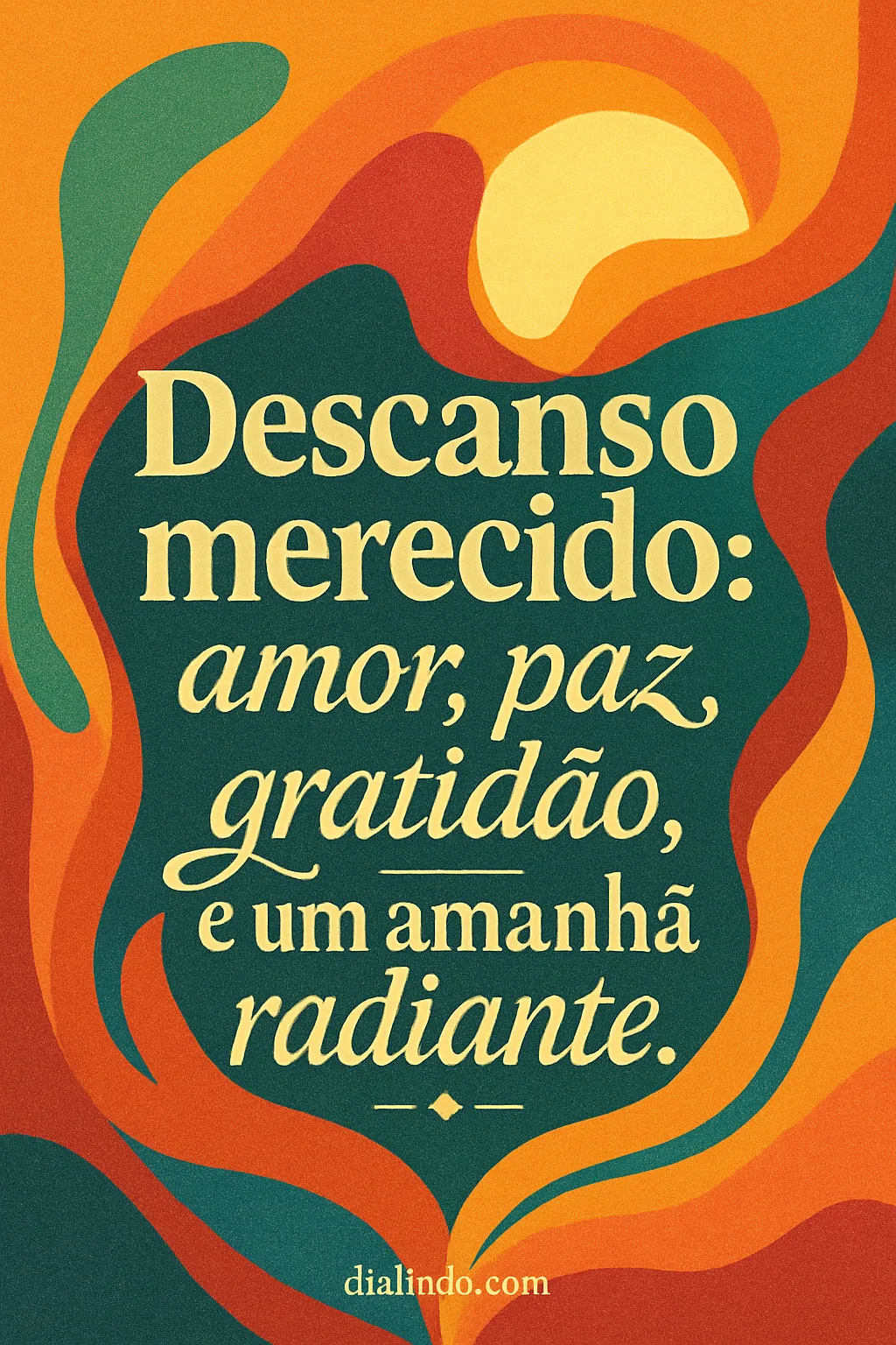 Amanhecer Gratidão Sereno