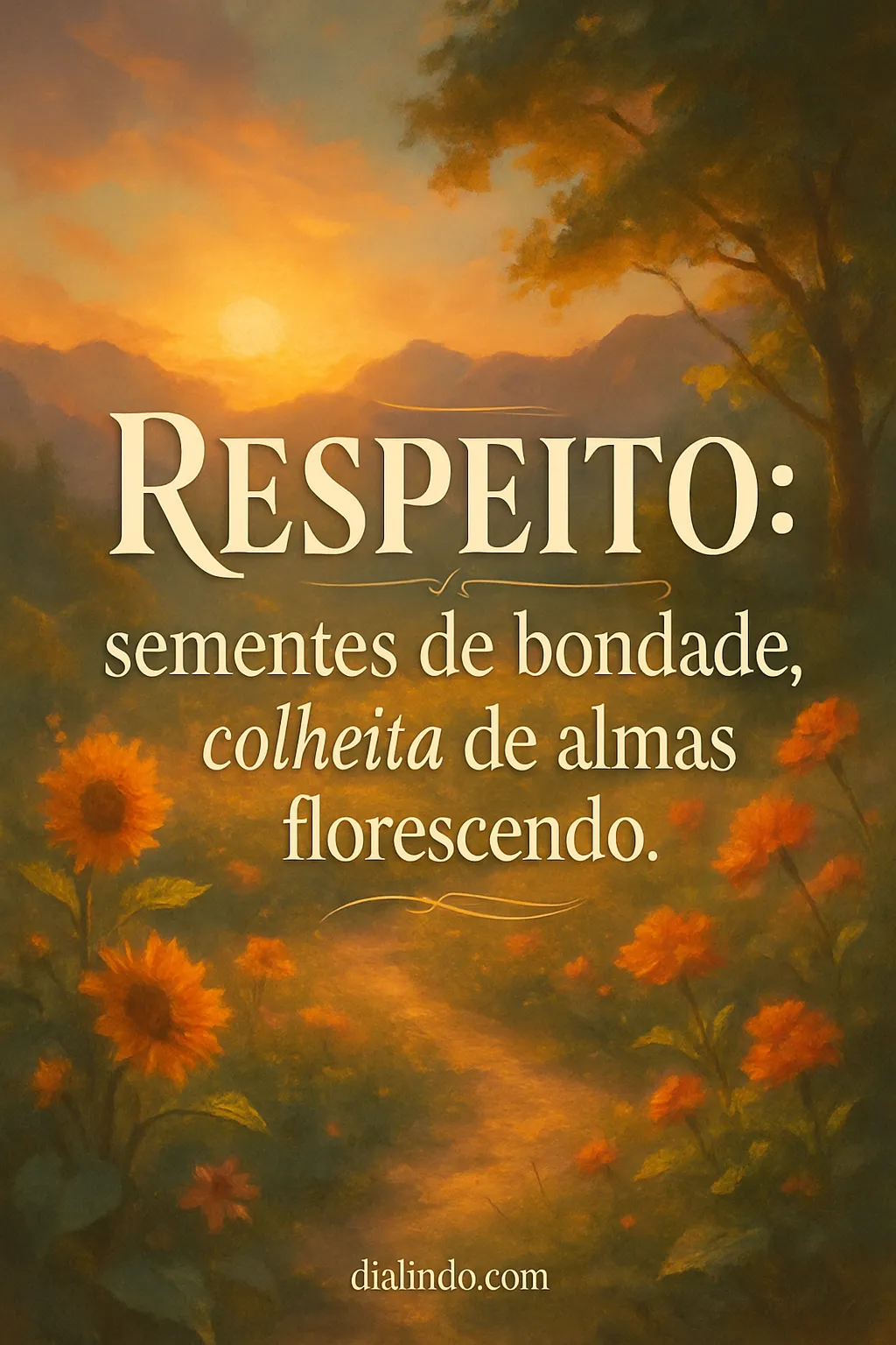 Respeito: Florescer Almas