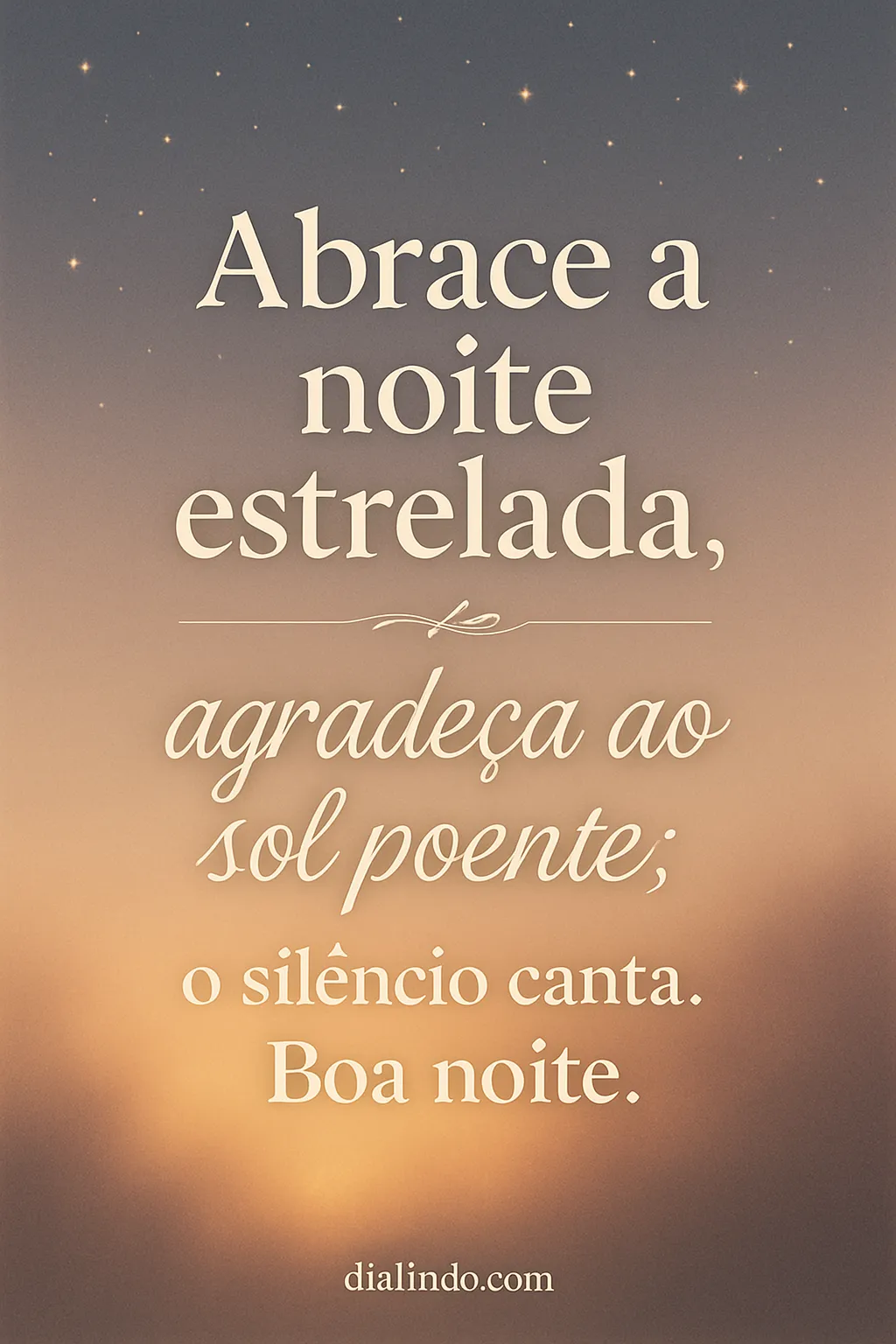 Silêncio Estrelado: Serenata Noturna