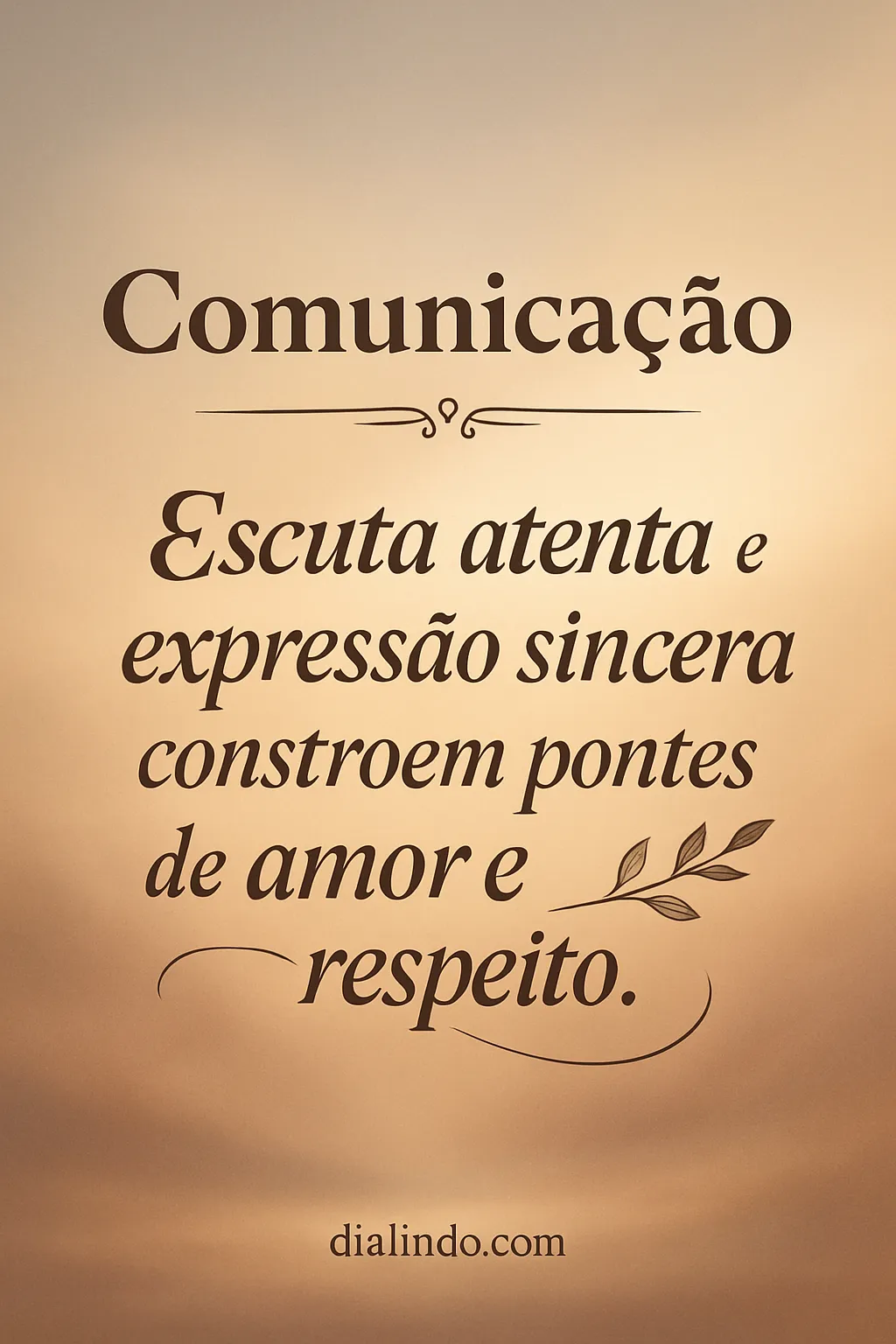 Pontes de Escuta Sincera