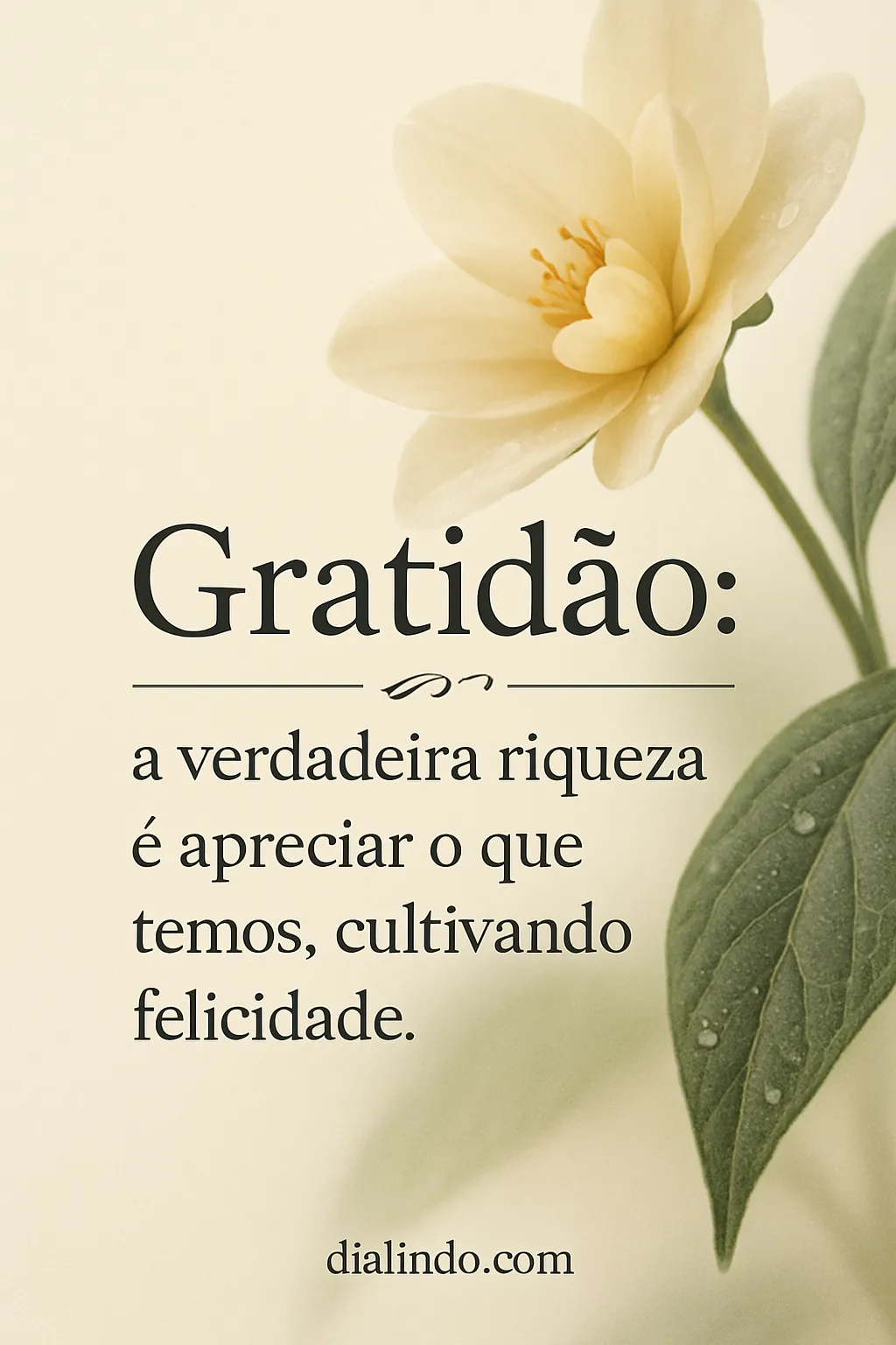 A Riqueza da Gratidão