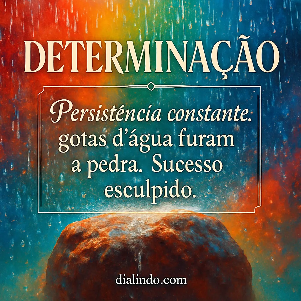 Gotas: Sucesso Esculpido