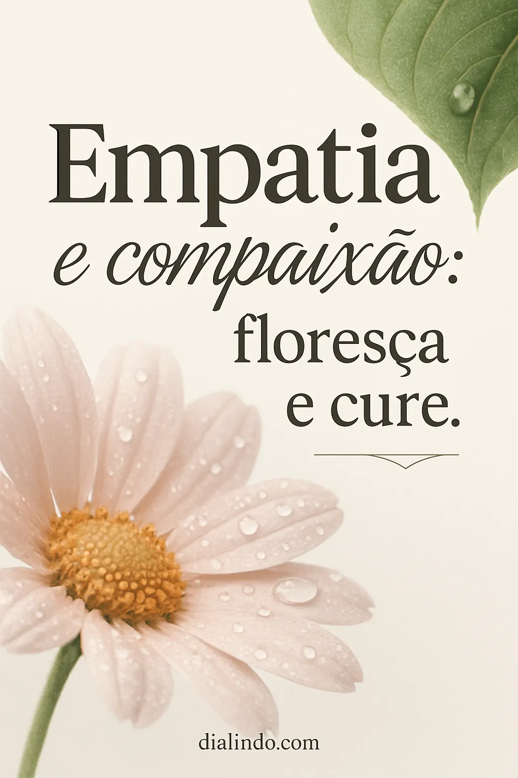 Florescer Compaixão Cura